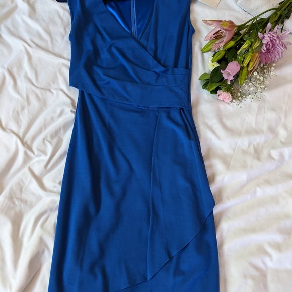 Blue cocktail dress - Picture 2 of 5